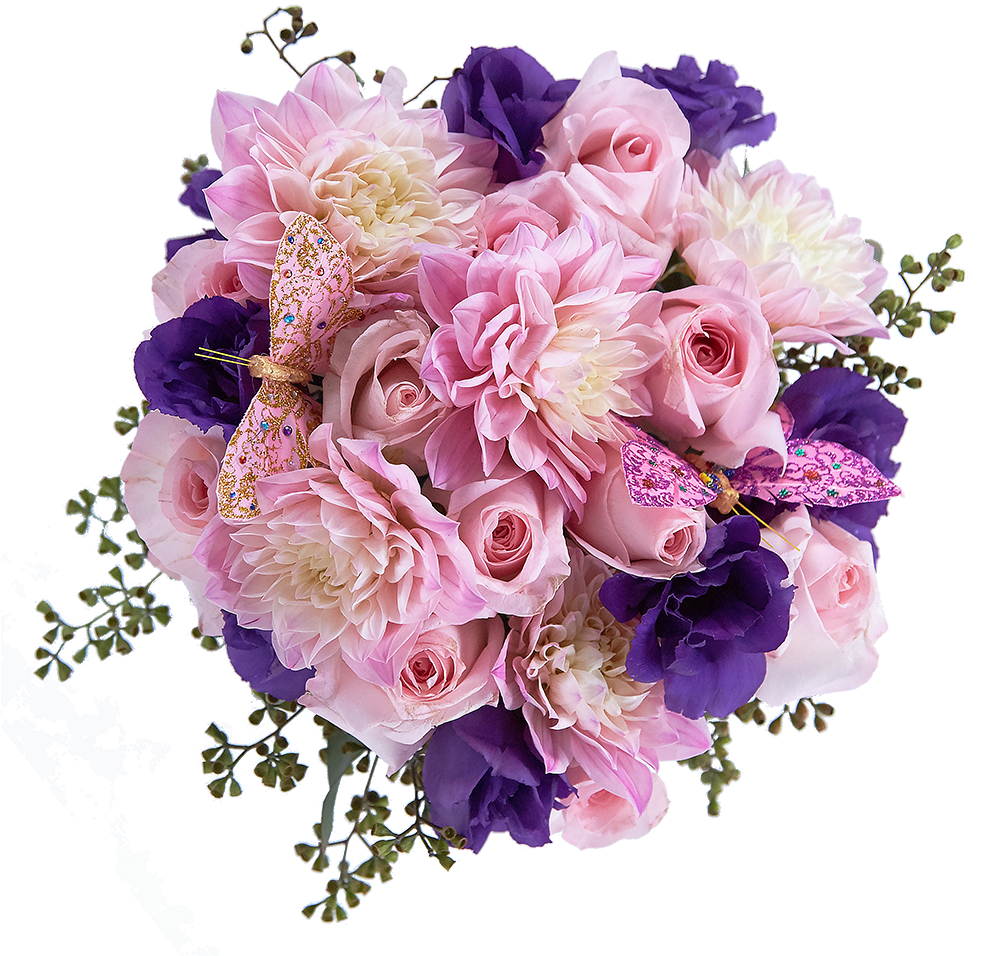 Madame Butterfly - Bouquet (1000x1000), Png Download