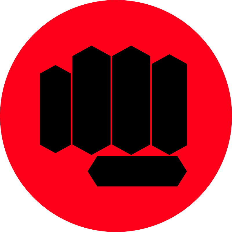 Black Red Kapow - Halten Und Parken Verboten (800x800), Png Download