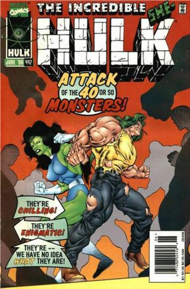 Купете Comics 1996-06 The Incredible Hulk - She Hulk Doc Samson (950x950), Png Download
