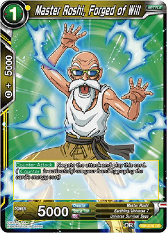 Master Roshi Forged Of Will (800x800), Png Download