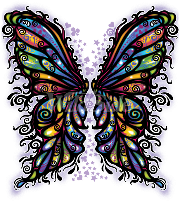 Butterfly Wings - Diseño Alas De Mariposa (709x709), Png Download