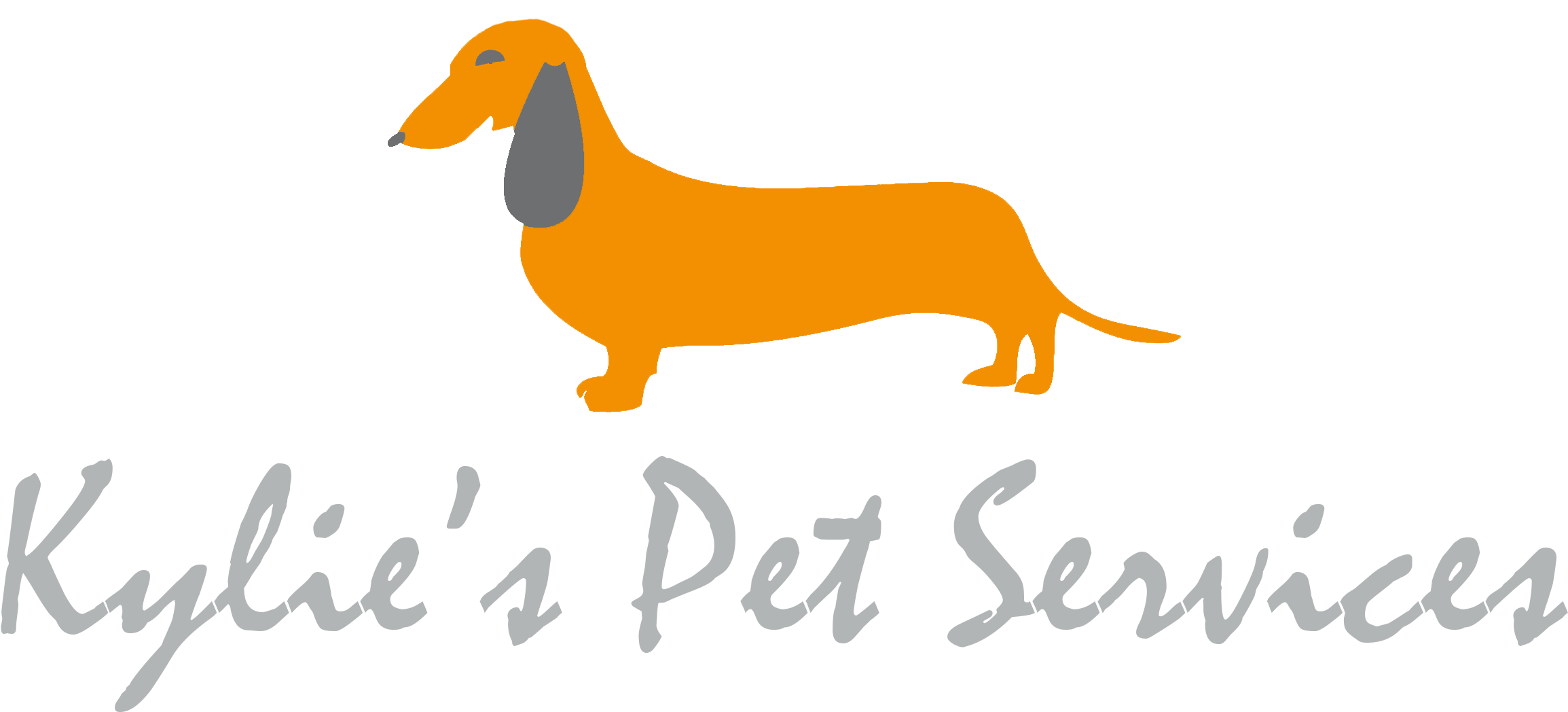 Kylie's Pet Services - Dachshund (2308x1072), Png Download