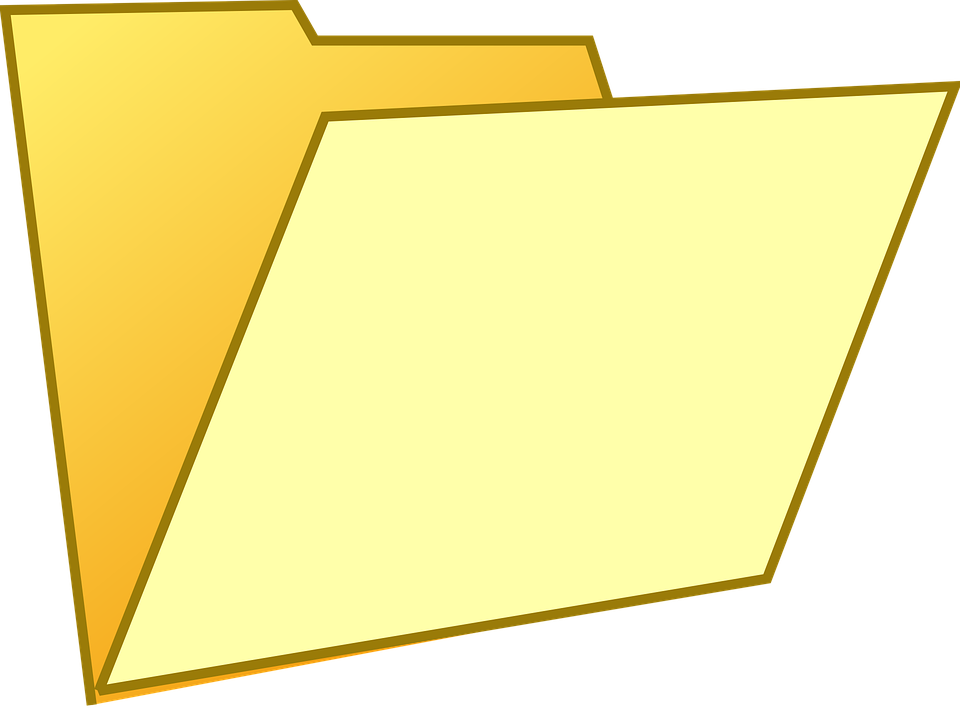 Folder Documents Office - Illustration (960x710), Png Download