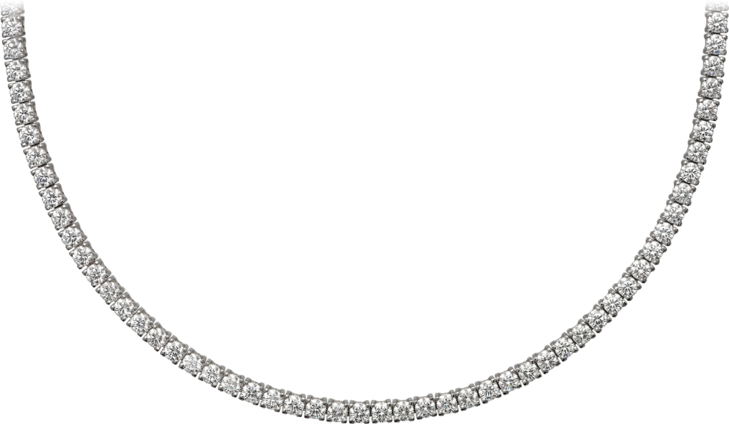 Essential Lines Necklacewhite Gold, Diamonds - Cartier Essential Lines Necklace (1024x596), Png Download