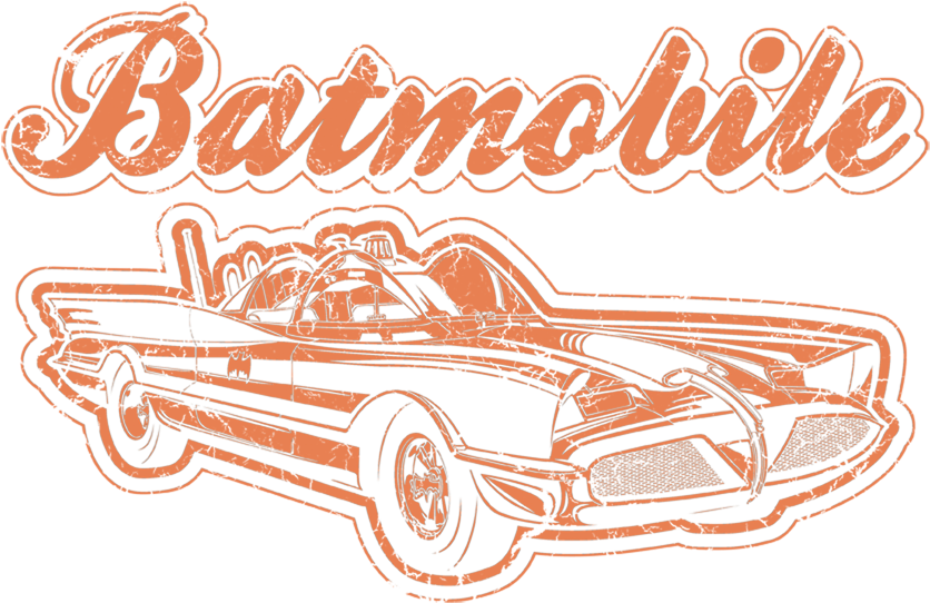 Batman Batmobile Men's Tank - Rock Brothers Brewing (850x576), Png Download
