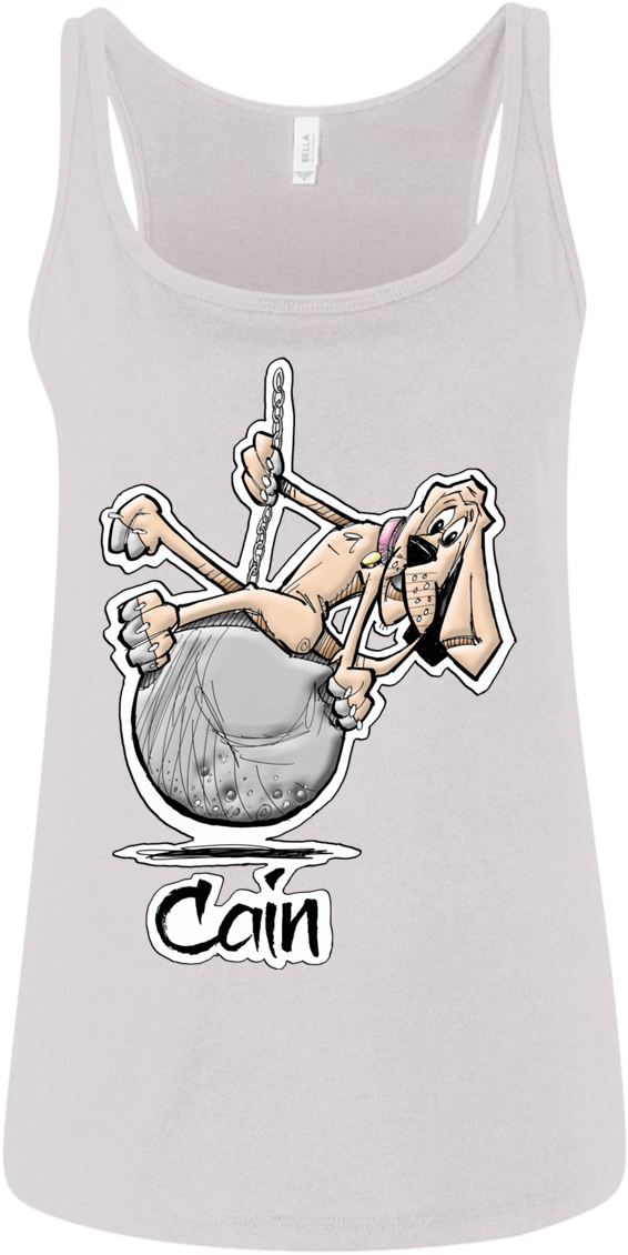 Wrecking Ball Hound Custom Cain Bella Canvas Ladies' - Active Tank (1155x1155), Png Download