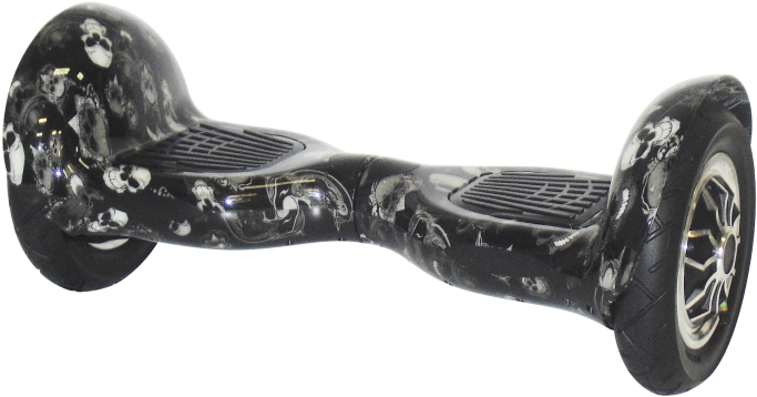 Black Lightning Hoverboard (750x462), Png Download
