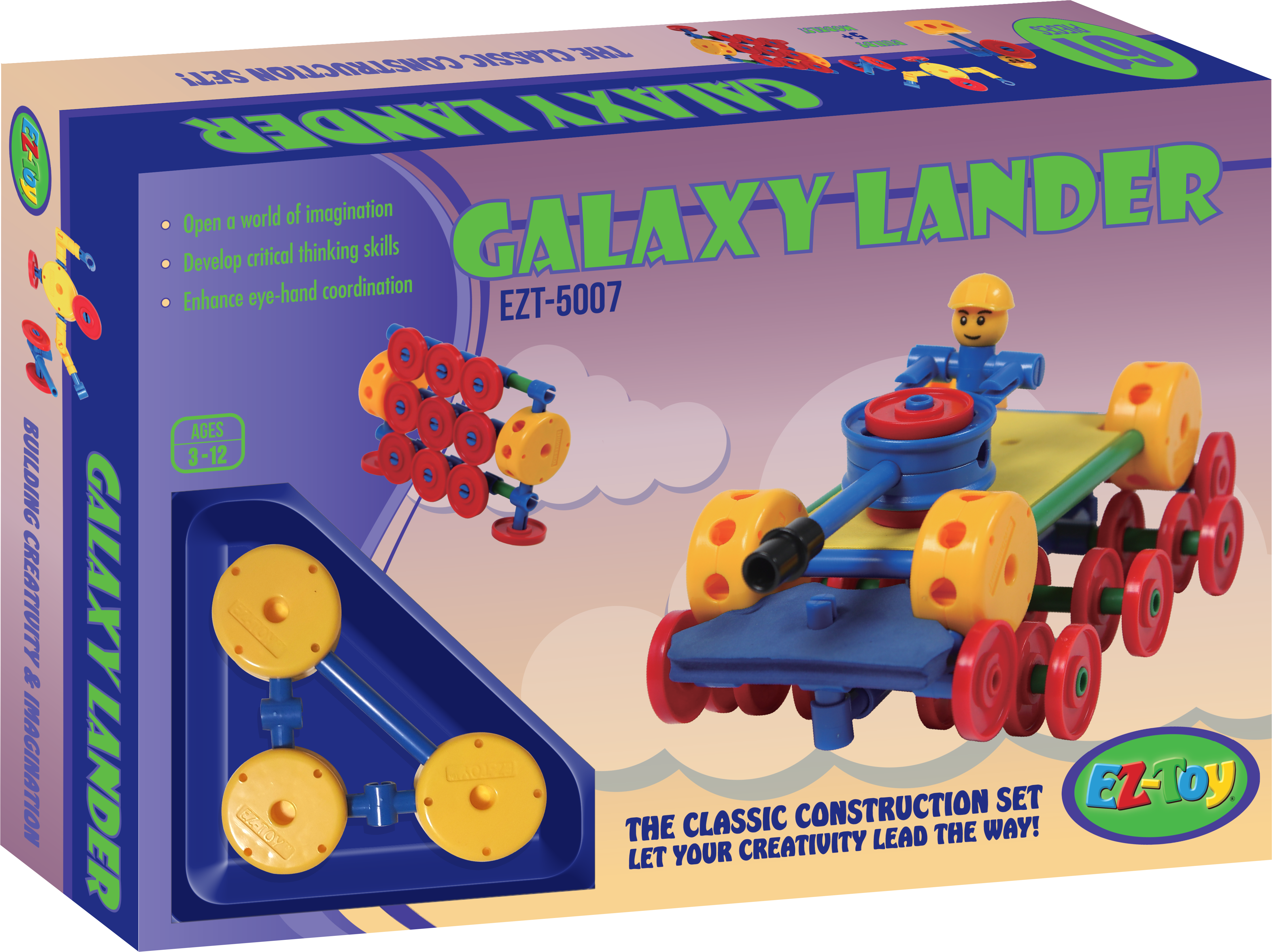 Galaxy Landing Unit By Ez -toy (4415x3305), Png Download