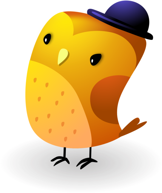 Father Owl With A Hat - Cartoon (636x700), Png Download