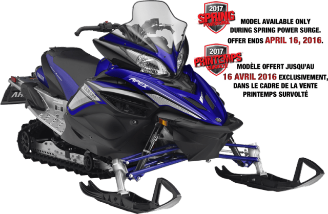 Previousnext - 2017 Yamaha Apex Xtx 1.75 (640x418), Png Download