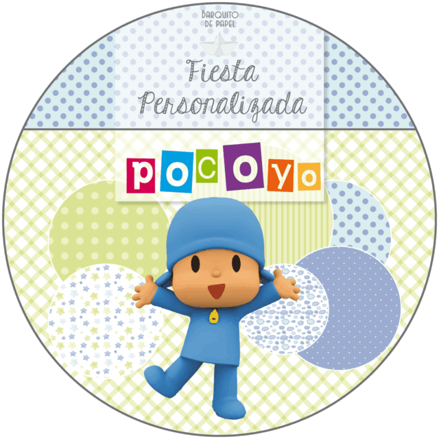 Kit Imprimible Personalizado Candy Bar Pocoyo Pleto - Circle (640x640), Png Download