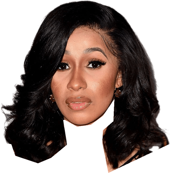 Cardi B (618x618), Png Download