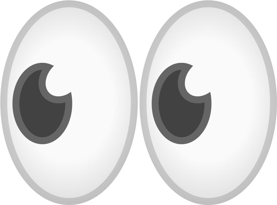 Download Svg Download Png - Que Significa El Emoji De Los Ojos (1024x1024), Png Download