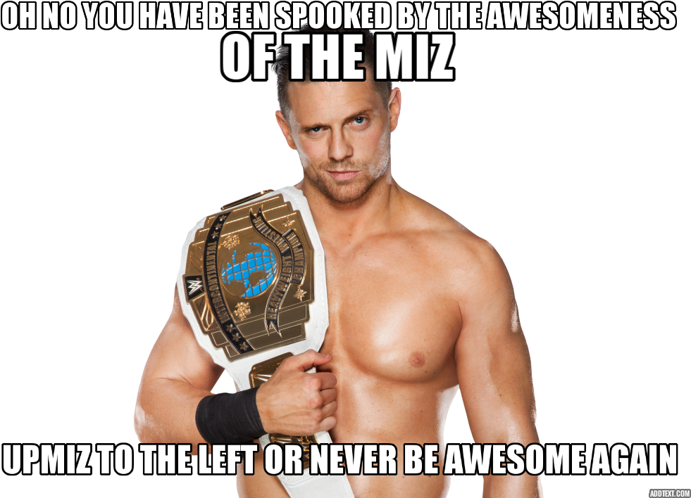 Daniel Bryan Getting Just What He Deserves - Intercontinental Champion The Miz (1000x707), Png Download