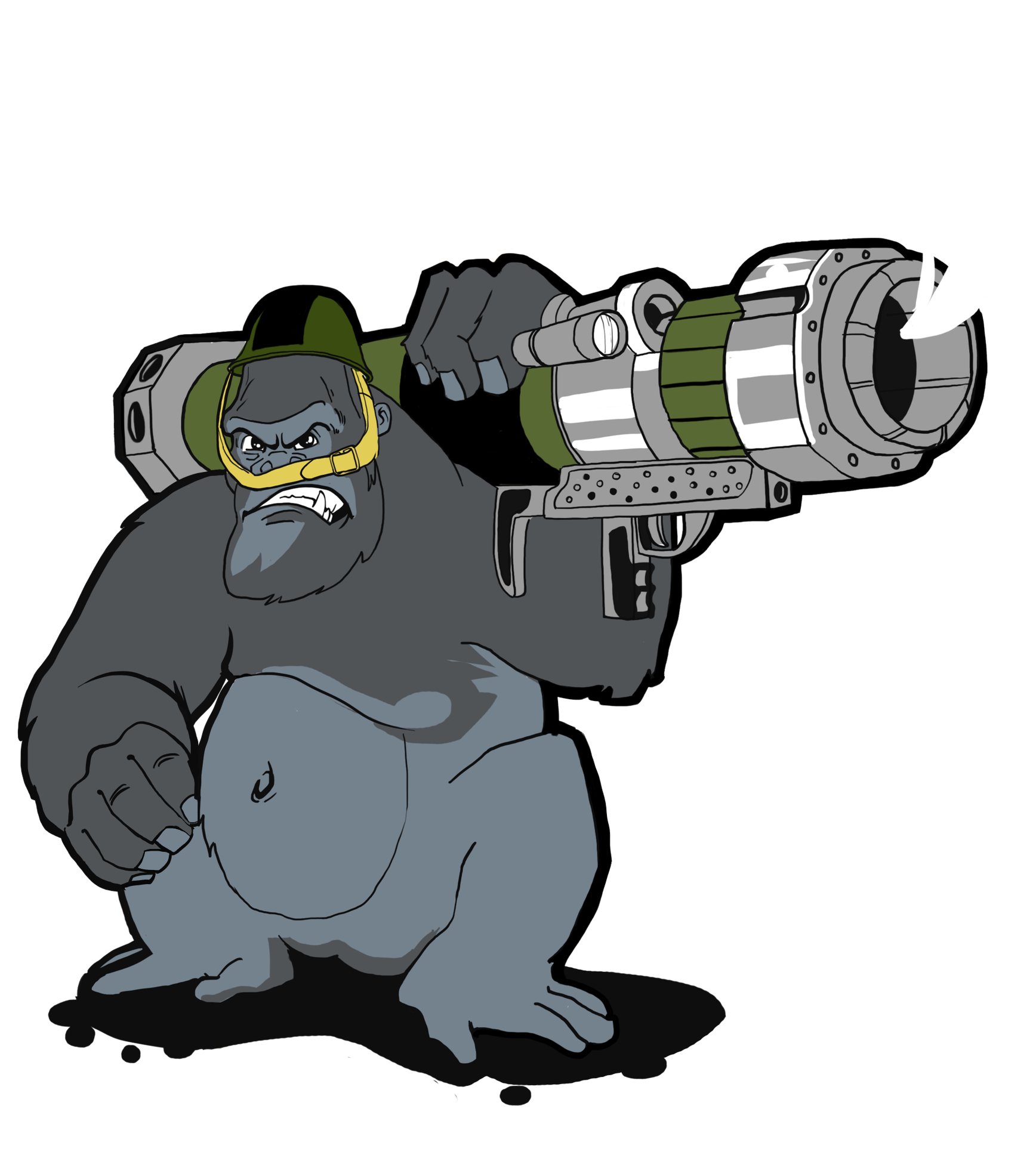 Clf9vgwwuaaqibn - Large - Chaos Gorilla (1923x2048), Png Download