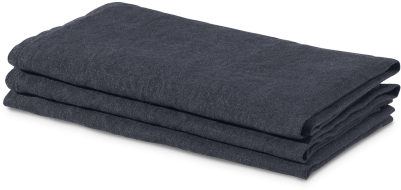 Ink Blue Washed Linen Napkin - Mattress (480x640), Png Download