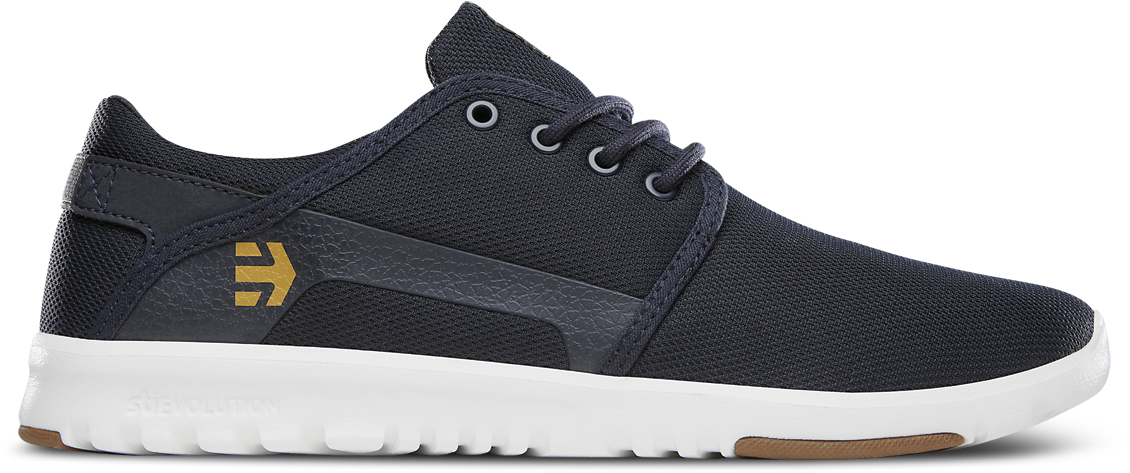 Scout Suede And Mesh Trainer - Etnies Running Shoes (1200x570), Png Download