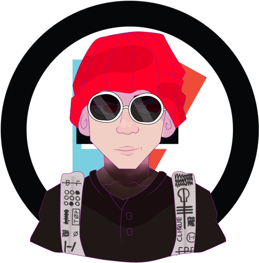 Tyler Joseph By Chelsearosalie - Tyler Joseph Fan Art (894x894), Png Download