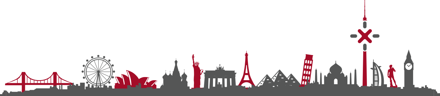 Eventlobby Skyline - Silhouette (1409x309), Png Download