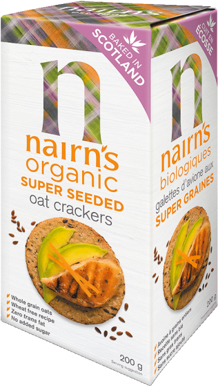 Organic Super Seeded - Oatcake (650x603), Png Download