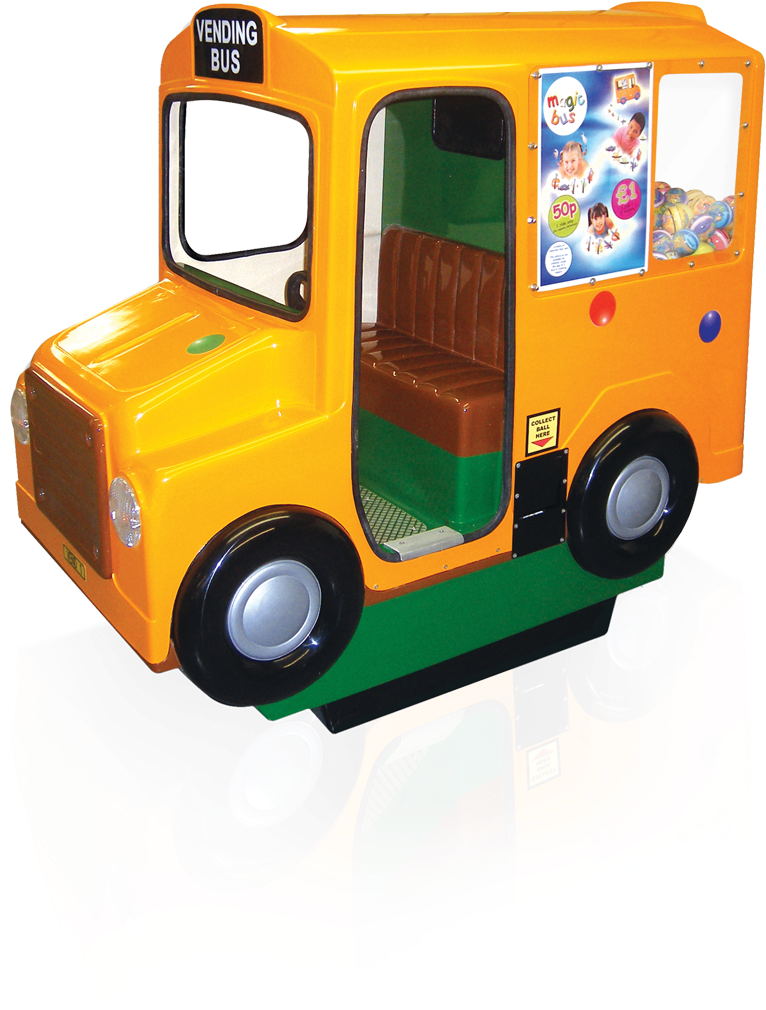 Why Do Jolly Roger Rides Benefit You - Vending Bus Kiddie Ride (1000x1089), Png Download
