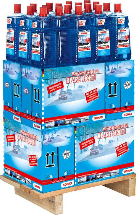 Quarter Pallet Antifreeze & Clear View Ready To Use - Palettenplatzierung Mit Europalette (460x728), Png Download