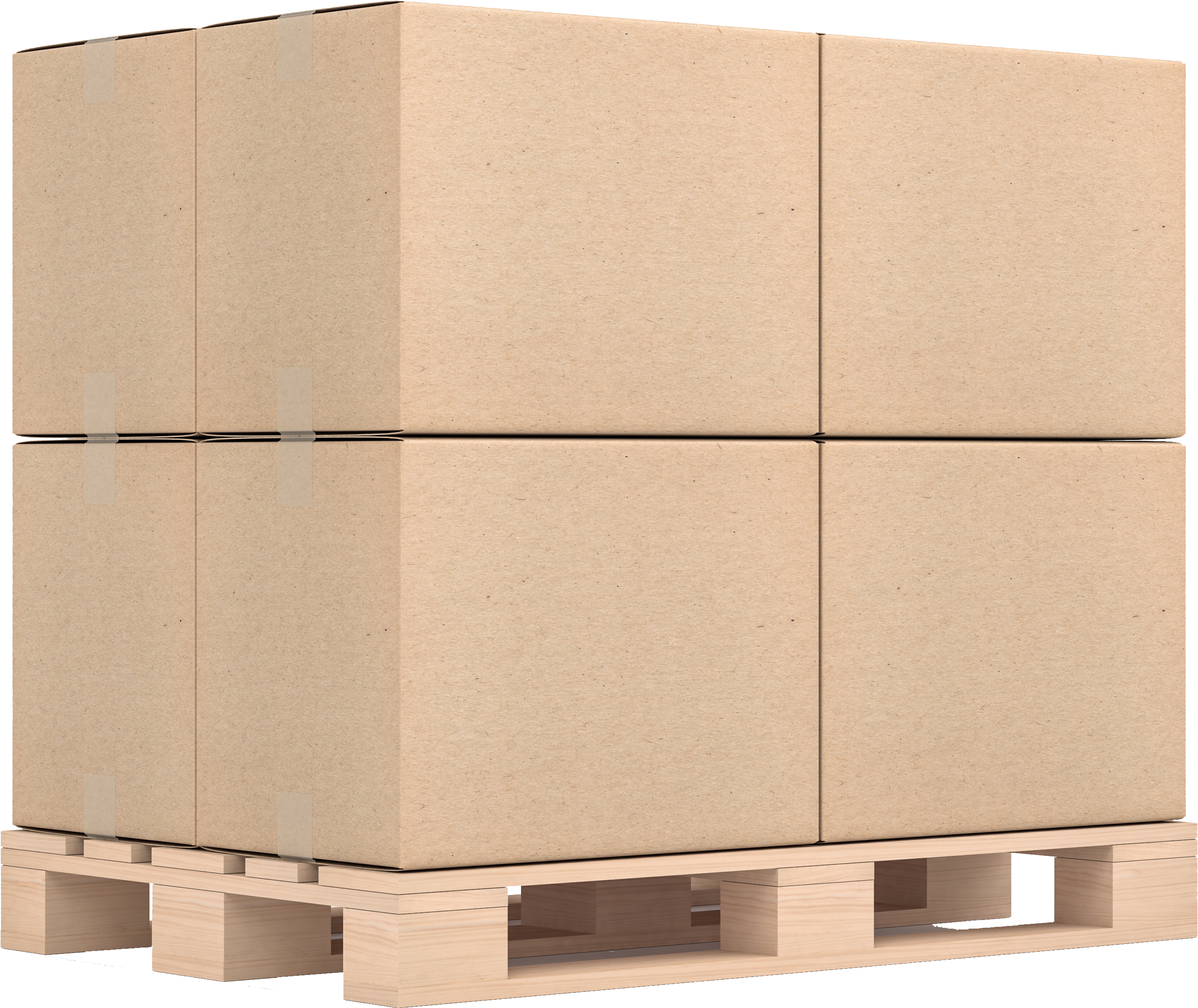 Perform A Pallet Letdown Process To Replenish Your - Cardboard (2868x2463), Png Download