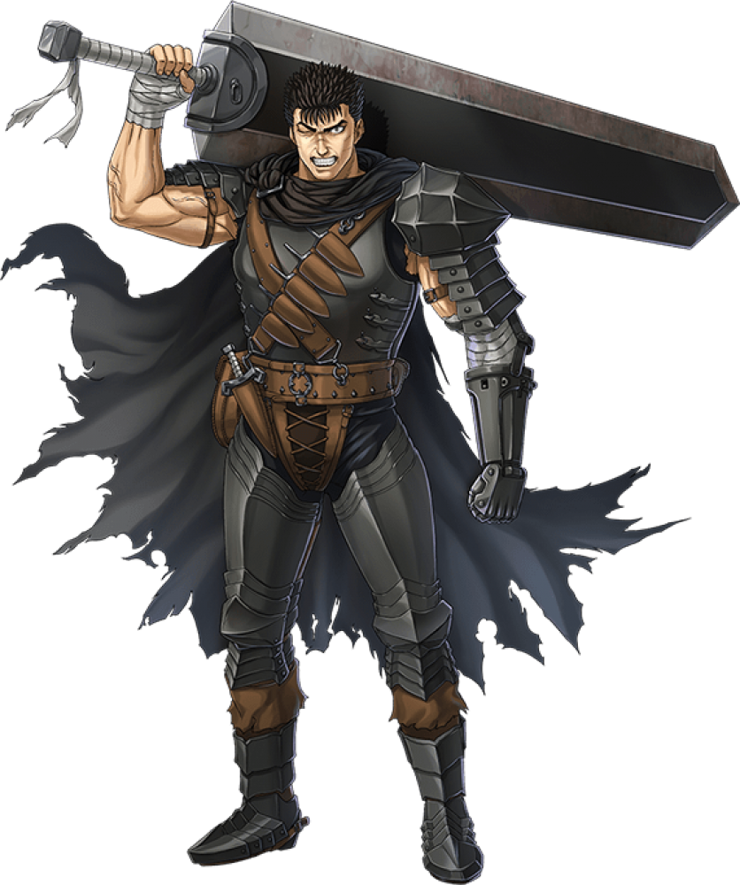 Guts Picture Background Image - Soul Calibur Berserk (836x1000), Png Download