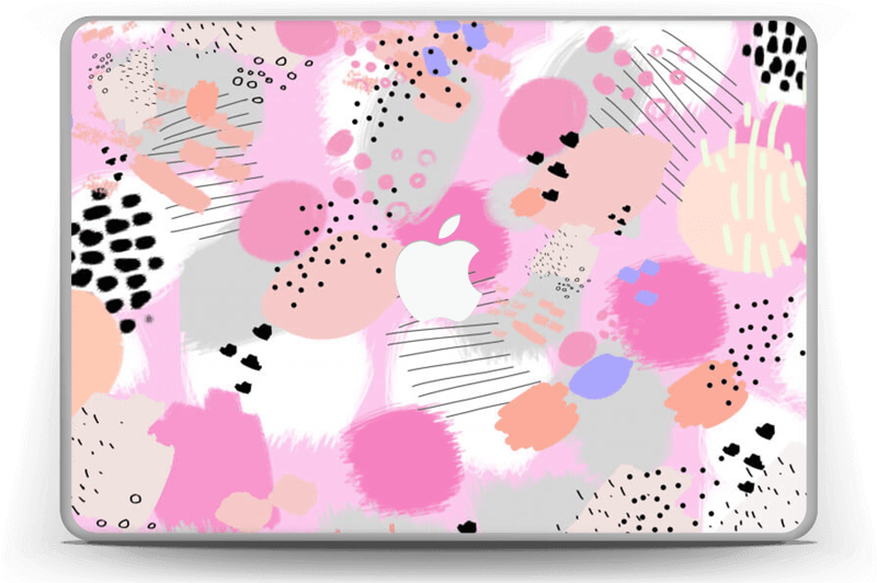 Abstract Pink Skin Macbook Pro 13” - Laptop (800x559), Png Download
