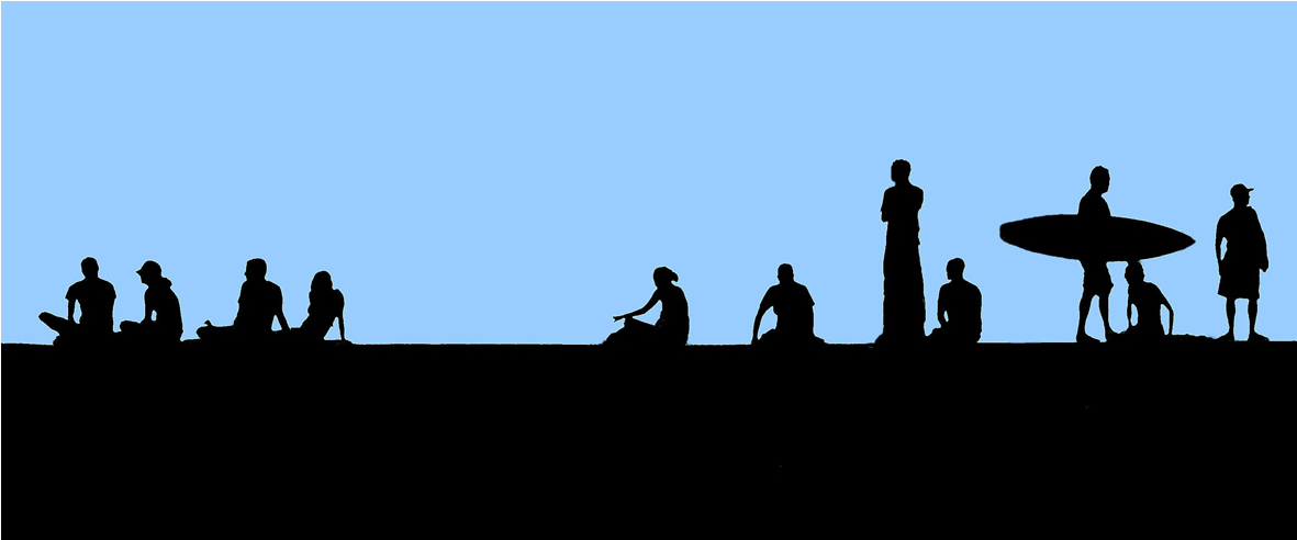 Island Silhouette - Silhouette (1180x920), Png Download