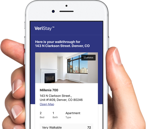 Hand Holding A Preview Of The Mobile App - Iphone (609x539), Png Download