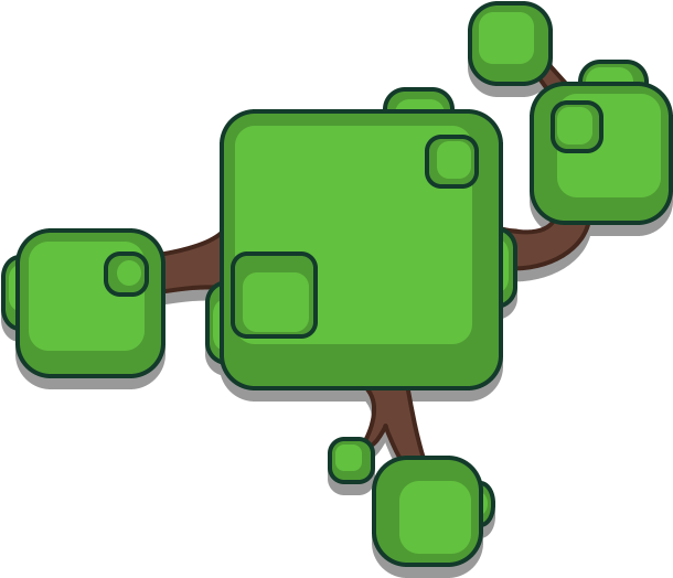 Artjungle Tree (639x541), Png Download