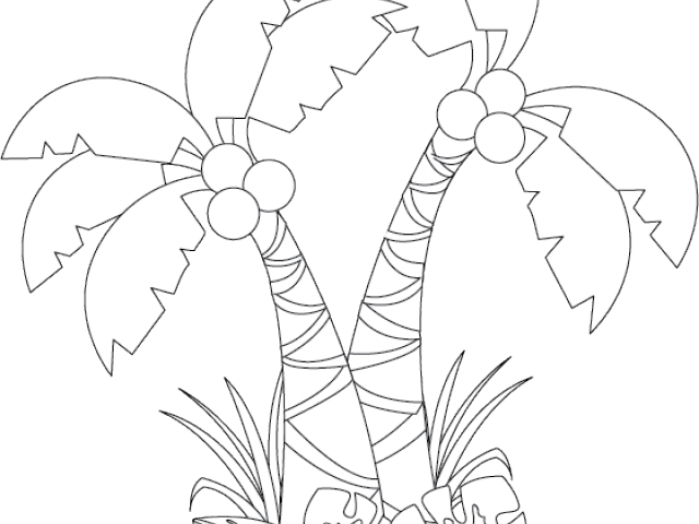Drawn Jungle Jungle Tree - Illustration (640x480), Png Download