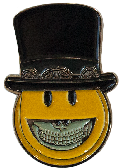 Smiley Top Hat Pin - Smiley (800x800), Png Download
