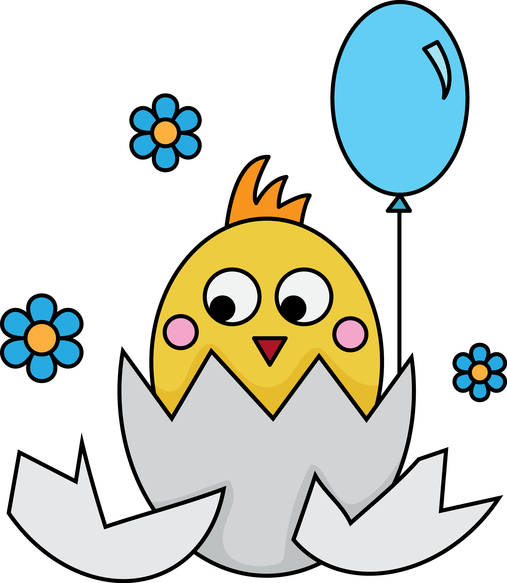 Chickencolor - Easter (2112x2430), Png Download