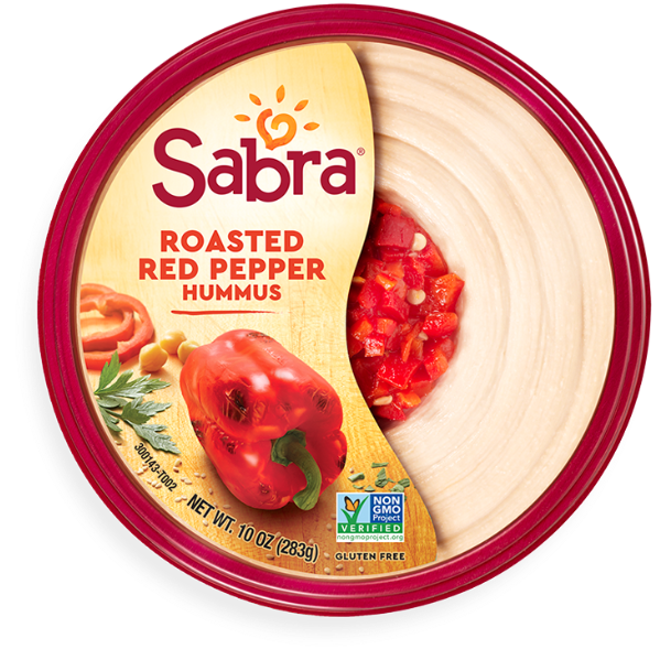 roasted Red Pepper Hummus - Sabra Taco Hummus (640x640), Png Download