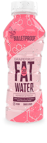 Bulletproof Fat Water (375x500), Png Download