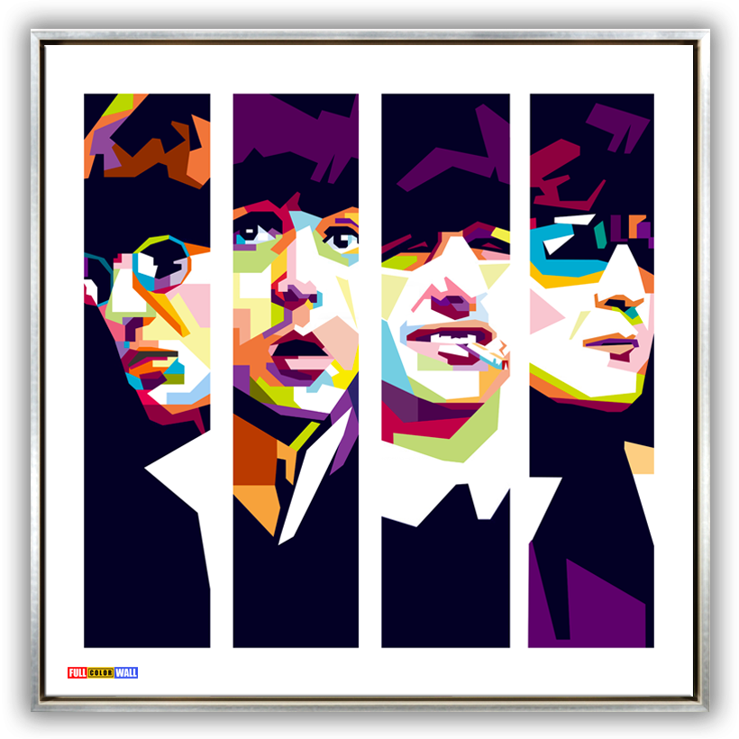 Artwork Design Is Property Of Fullcolorwall - The Beatles (820x820), Png Download