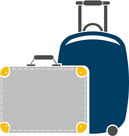 Png Library Free Download Svg Black And White Download - Traveling Clipart Png (500x500), Png Download