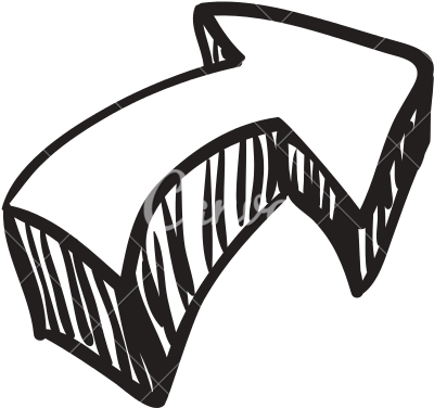 Free Library Arrows Drawing Cartoon - Scribble Arrow (550x550), Png Download
