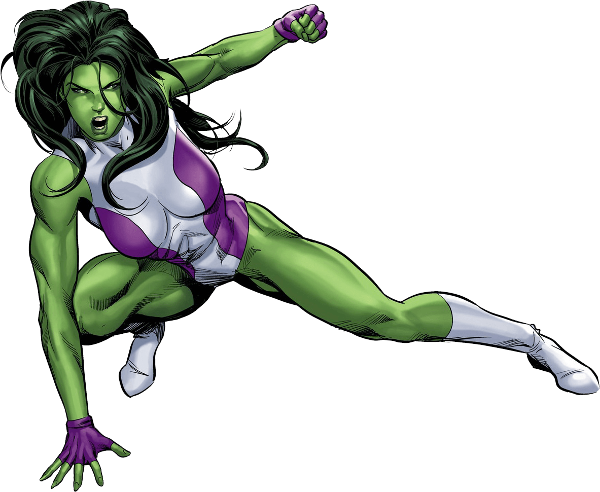 Hasbro Marvel Universe: She-hulk (1280x1082), Png Download