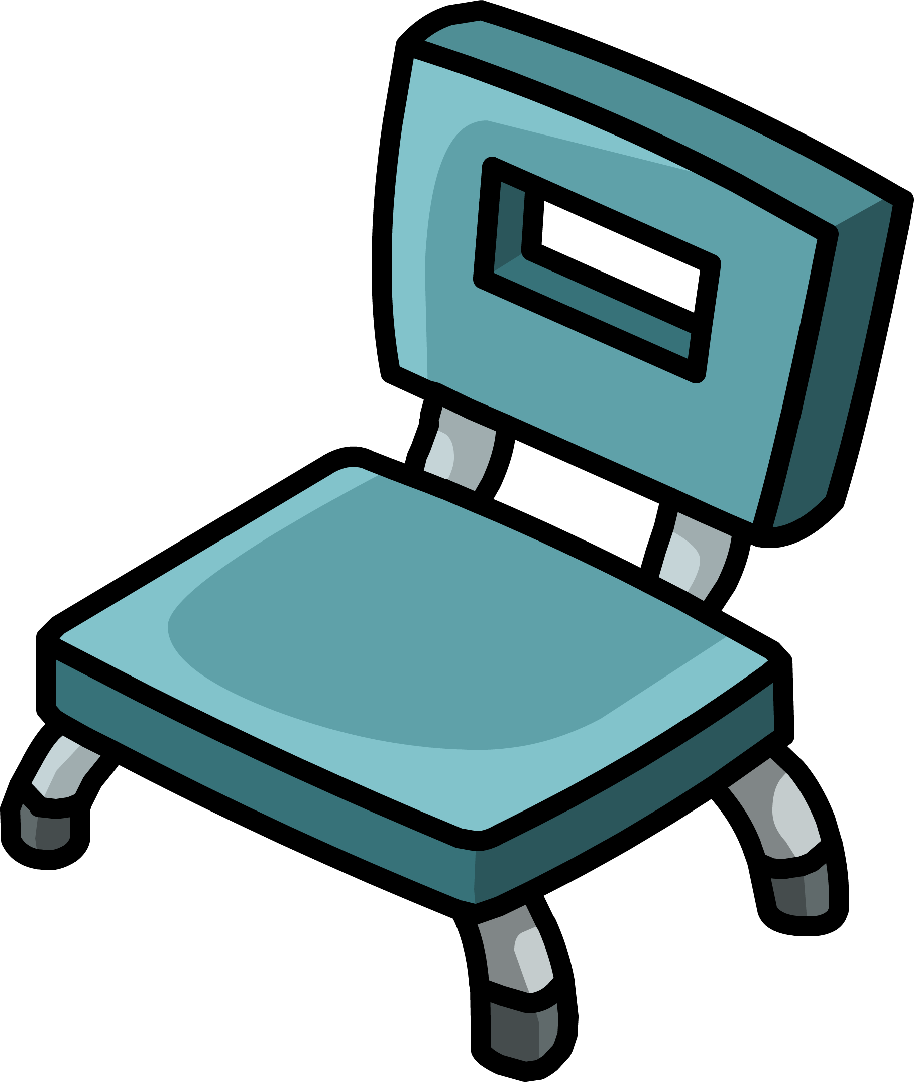 Cpu Chair Icon - Club Penguin Cpu Chair (1820x2156), Png Download