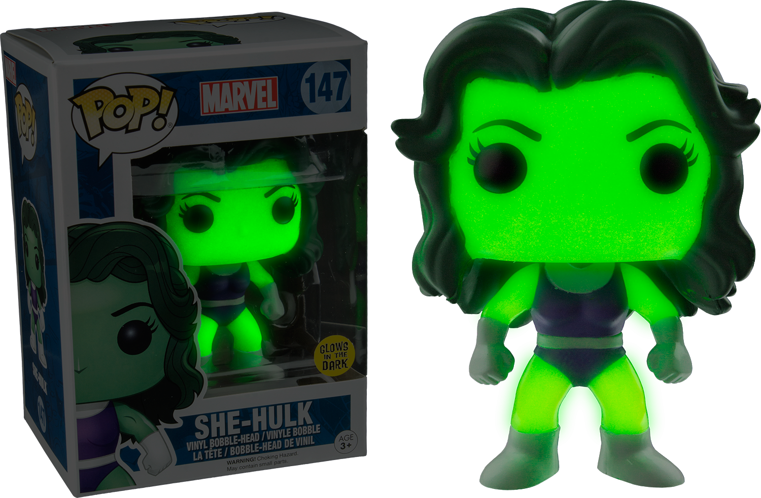 Hulk - Crash Bandicoot Glow In The Dark Pop (1500x983), Png Download