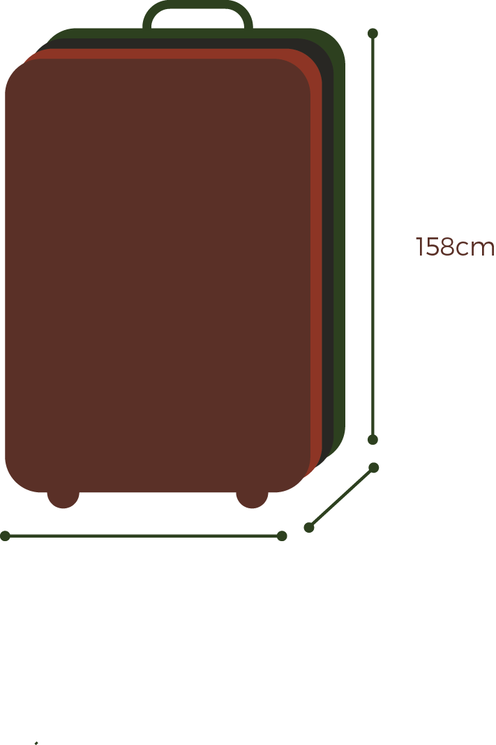 Mahogany Air Assesses Baggage By Number Of Pieces Rather - Briefcase (711x1067), Png Download