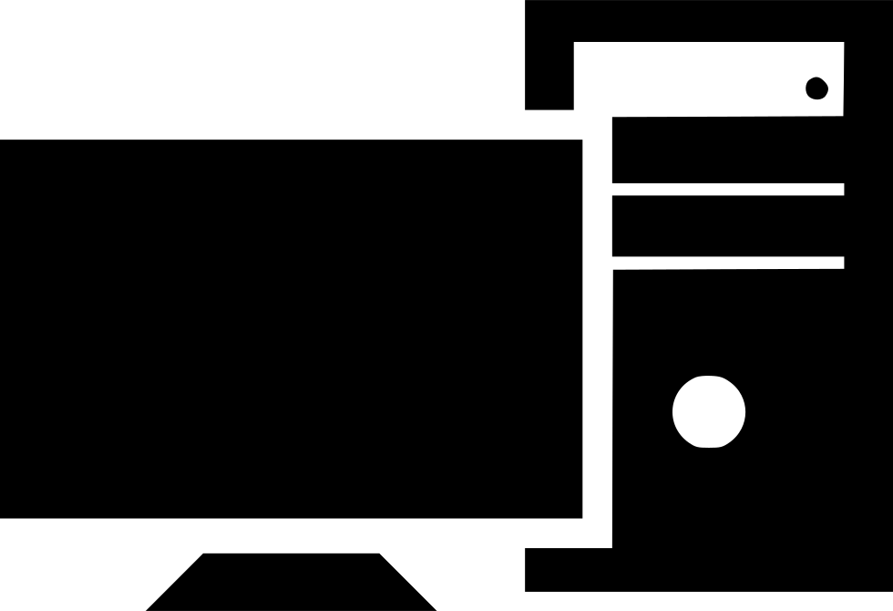 Cpu With Monitor Comments - Computer (980x670), Png Download