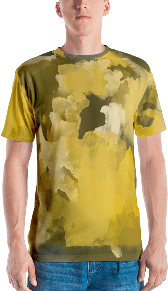 Yellow Orche Watercolor T Shirt T Shirt Zazuze - It's Coming Home Flag (1000x1000), Png Download