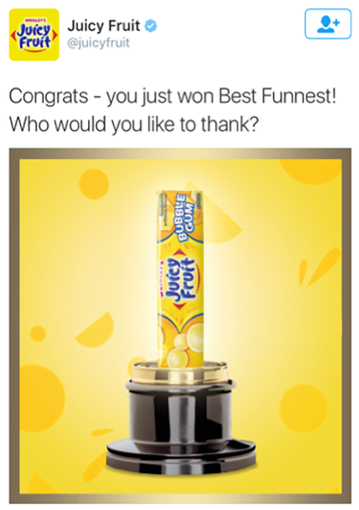 Oscars Is Clearly A Huge Opportunity For Brands That - Juicy Fruit Original Bubble Gum (1296x1027), Png Download