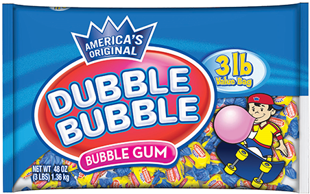 Dubble Bubble Original Twist Bubble Gum For Fresh Candy - Dubble Bubble Gum (500x500), Png Download
