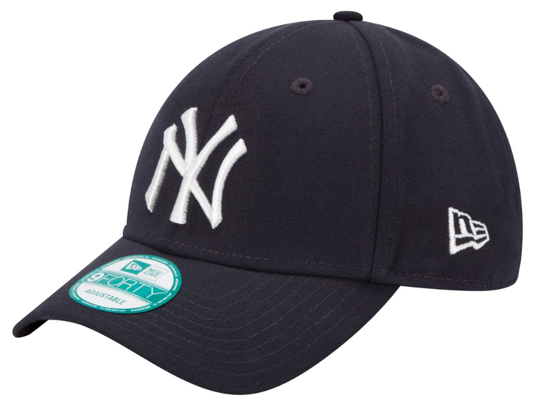 New York Yankees Ny New Era 9forty Mlb The League Adjustable - New Era Mlb New York Yankees 9forty Cap Navy (1600x820), Png Download