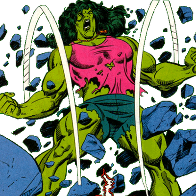 She Hulk, Phd - Illustration (400x400), Png Download